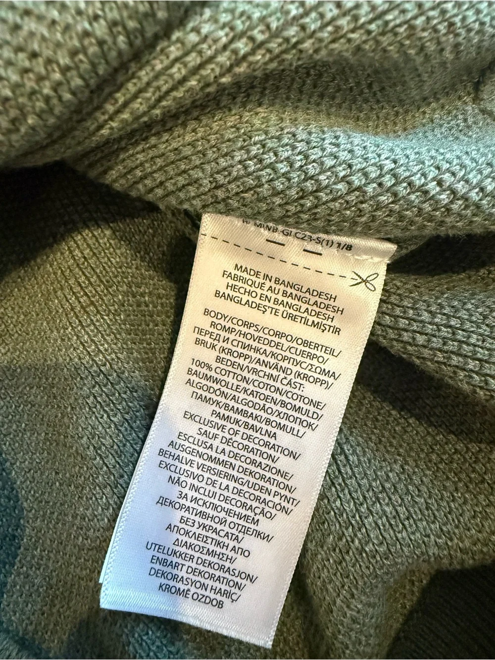 Polo by Ralph Lauren Olive Green Half-Zip Sweater
